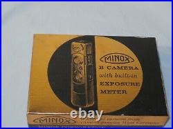 Vintage Minox B Subminiature Mini Spy Film Camera Excellent MINT Condition