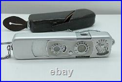 Vintage Minox B Subminiature Spy Camera, Complan 13,5 F=15mm With Leather Case