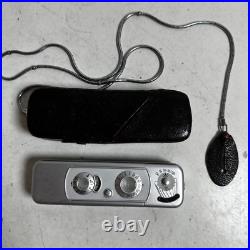 Vintage Minox B Subminiature Spy Camera With Case And Chain 1958-71