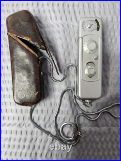 Vintage Minox B Subminiature Spy Camera with carry case & chain Germany