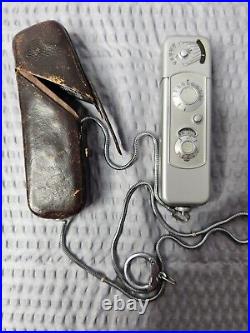Vintage Minox B Subminiature Spy Camera with carry case & chain Germany