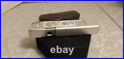 Vintage Minox B Ultra-Miniature Camera with Leather Case, Flash, Chain, Manual