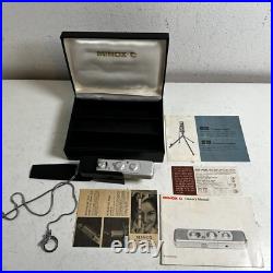 Vintage Minox C Silver 13.5 Lens Handheld SubminiatureCamera