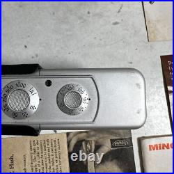 Vintage Minox C Silver 13.5 Lens Handheld SubminiatureCamera