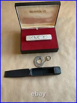 Vintage Minox C Subminiature Spy Camera With Box & Carrying Case