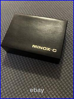 Vintage Minox C Subminiature Spy Camera With Box & Carrying Case, Film Plus More