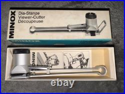 Vintage Minox Dia-Stanze Transparency Viewer Cutter Decoupeuse Boxed With Instruct