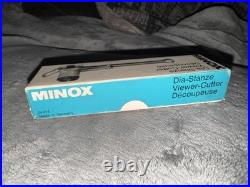 Vintage Minox Dia-Stanze Transparency Viewer Cutter Decoupeuse Boxed With Instruct