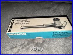 Vintage Minox Dia-Stanze Transparency Viewer Cutter Decoupeuse Boxed With Instruct