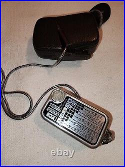 Vintage Minox Light Meter in Leather Case with strap Untested