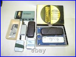 Vintage Minox Miniature Camera Kit, Wonderful Condition, Camera, Flash, Boxes