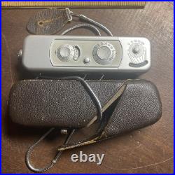 Vintage Minox Spy Camera Cold War Original 100% Leather Case & Lanyard Germany