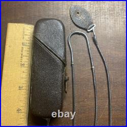 Vintage Minox Spy Camera Cold War Original 100% Leather Case & Lanyard Germany