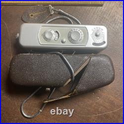 Vintage Minox Spy Camera Cold War Original 100% Leather Case & Lanyard Germany