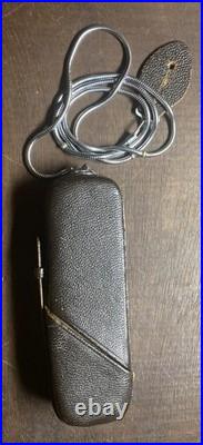 Vintage Minox Spy Camera Cold War Original 100% Leather Case & Lanyard Germany