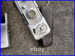 Vintage Minox Spy Camera with Flash Attachment & leather cases Made in Germany