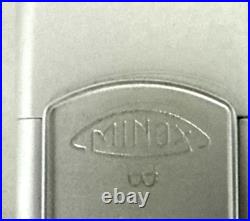 Vintage Minox Subminiature Model B Spy Camera with Chain / Black Case Germany