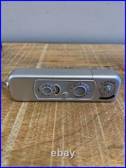 Vintage Minox Subminiature Spy Camera with Carrying Case & Safety Chain Germany