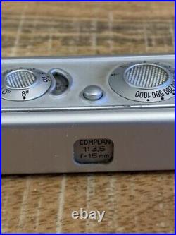 Vintage Minox Subminiature Spy Camera with Carrying Case & Safety Chain Germany