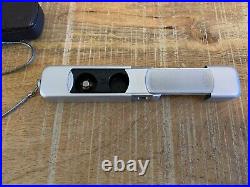 Vintage Minox Subminiature Spy Camera with Carrying Case & Safety Chain Germany