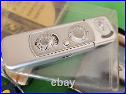 Vintage Minox Wetzlar Minature Spy Camera 15MM 3.5 LENS With LEATHER CASE Germany