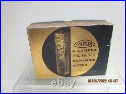 Vintage Minox Wetzlar Model B Spy Camera made in Germany with Case