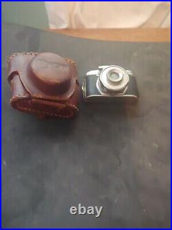 Vintage Myracle Model II 2 Sugaya Miniature Micro Camera with Leather Case