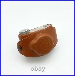 Vintage Petitax Subminiature Spy Camera With Leather Wrap. Made In Germany, Works