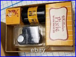 Vintage Pixie Whitaker Micro 16 Miniature Spy Camera Complete Kit with Box