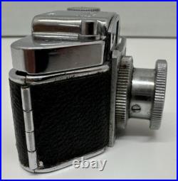 Vintage SNAPPY Subminiature Spy Camera with Leather Case 25mm