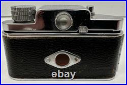 Vintage SNAPPY Subminiature Spy Camera with Leather Case 25mm