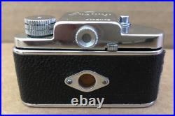 Vintage SNAPPY Subminiature Spy Camera with Leather Case 25mm CLEAN