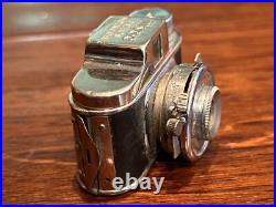 Vintage Sanwa MYCRO 2 Mini Spy Film Camera Japan & Brown Leather Case Untested Vintage Sanwa MYCRO 2 Mini Spy Film Camera Japan & Brown Leather Case Untested