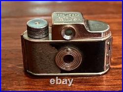 Vintage Sanwa MYCRO 2 Mini Spy Film Camera Japan & Brown Leather Case Untested Vintage Sanwa MYCRO 2 Mini Spy Film Camera Japan & Brown Leather Case Untested