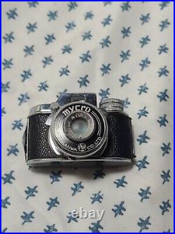 Vintage Sanwa Syokai Japan MYCRO Subminiature Miniature Spy Camera with Case
