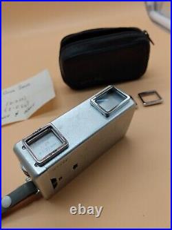 Vintage Silver MINOLTA 16 Rokkor 12.8 22mm Subminiature Spy Camera with 3 Filters