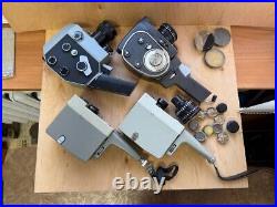 Vintage Soviet movie cameras, vintage optics, ORIGINAL 4 pieces, for restoration