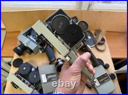 Vintage Soviet movie cameras, vintage optics, ORIGINAL 4 pieces, for restoration