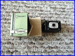 Vintage Spy Camera Coronet Cameo 16mm Spy Subminature Camera Papers Box Manuals
