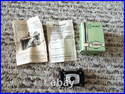 Vintage Spy Camera Coronet Cameo 16mm Spy Subminature Camera Papers Box Manuals