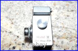 Vintage Steky Mini Spy Camera 16mm Model III Leather Case 13.5 F-25mm Lens Vintage Steky Mini Spy Camera 16mm Model III Leather Case 13.5 F-25mm Lens