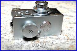 Vintage Steky Mini Spy Camera 16mm Model III Leather Case 13.5 F-25mm Lens Vintage Steky Mini Spy Camera 16mm Model III Leather Case 13.5 F-25mm Lens