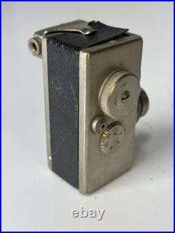 Vintage Steky Subminiature Model III 16mm Film Camera with Case 25mm F3.5 Stekinar