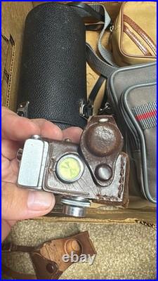 Vintage Steky Subminiature Model III 16mm Film Camera with Case 25mm F3.5 Stekinar