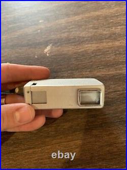 Vintage Subminiature Minolta 16 mm Mini Film Silver Spy Camera Rokkor 2.8