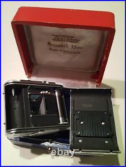 Vintage Tessina Automatic 35mm Camera With Meter, Box, Instructions