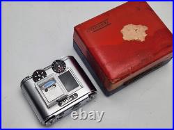 Vintage Tessina L Subminiature 35mm Mini Camera with 25mm F2.8 Lens & Case Meter