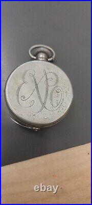 Vintage The EXPO Pocket Watch Spy Camera New York Metal with Cap