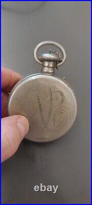 Vintage The EXPO Pocket Watch Spy Camera New York Metal with Cap