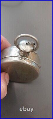 Vintage The EXPO Pocket Watch Spy Camera New York Metal with Cap